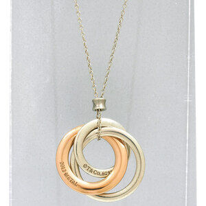 Tiffany Interlocking Circles Silver Pendant